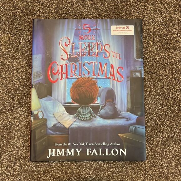 Jimmy Fallon’s “ 5 More Sleeps Till Christmas “ (Hardcover) NEW - Picture 3 of 8